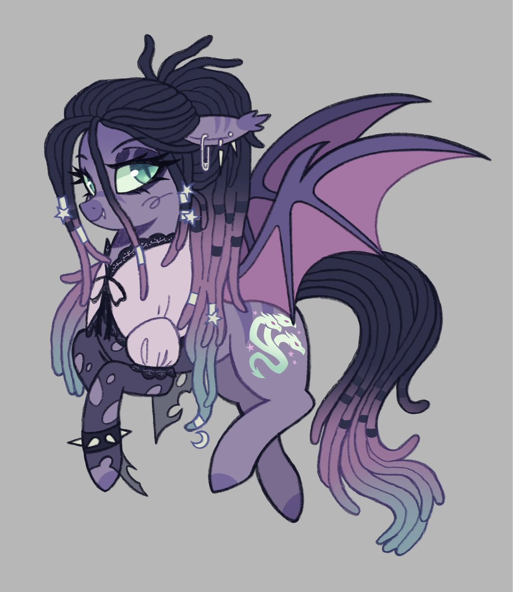 cowboypony's tweet photo. 🍇🐍 custom pony design for twilightetown on Artist Alley #mlp #mlpart #mlptwt https://t.co/4WX8toL19m