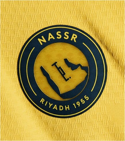 NFC1World's tweet photo. 🚨🚨🚨🚨🚨🚨🚨 

السيفين والنخلة يتواجدان في شعار النصر لتيشيرت الموسم القادم 💛🇸🇦 https://t.co/oer4Fq5bZ1
