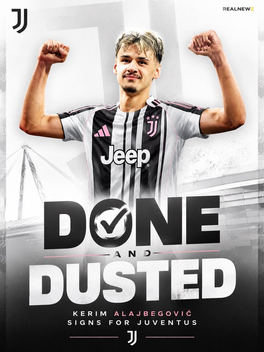 Sp0rtsUnited's tweet photo. The Bosnian WC sensational Kerim Alajbegović has signed for Juventus. 🖤🤍

Official 🤝 https://t.co/jMl5g2WtC3