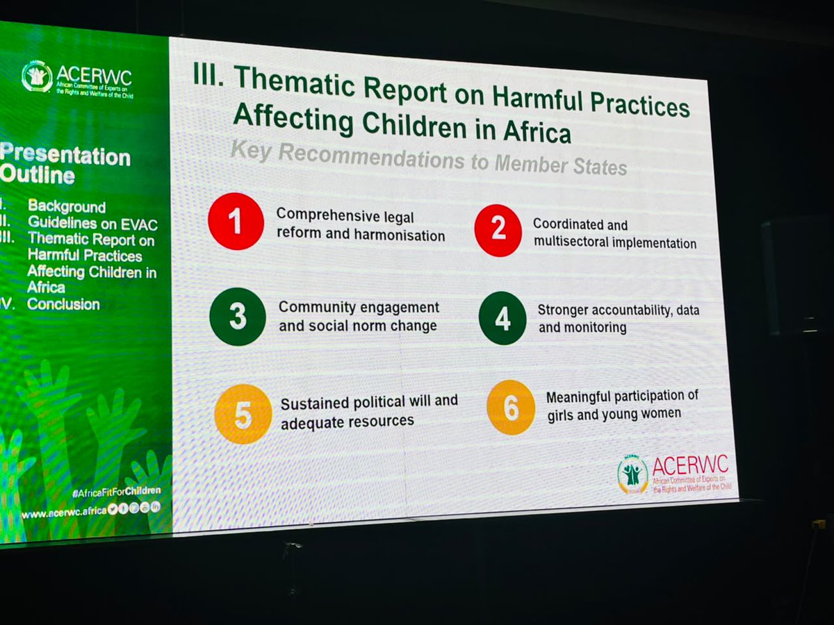 acerwc's tweet photo. Hon. Hermine Kembo, @acerwc_africa Special Rapporteur on Child Marriage &amp; Harmful Practices, represented the Committee at @_AfricanUnion #STCSDLE6 (27–31 July, Windhoek 🇳🇦). https://t.co/wmQmK5j1Ax