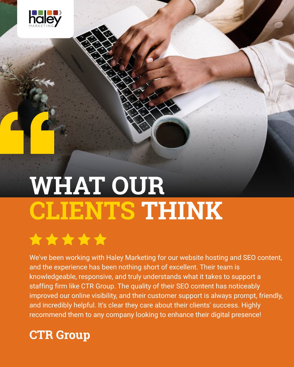 haleymarketing's tweet photo. The firms winning online aren't necessarily the biggest. They're the ones investing in visibility, strategy, and content that keeps them top of mind. Strong SEO and the right partner can make all the difference. https://t.co/o5KDISW6Eg