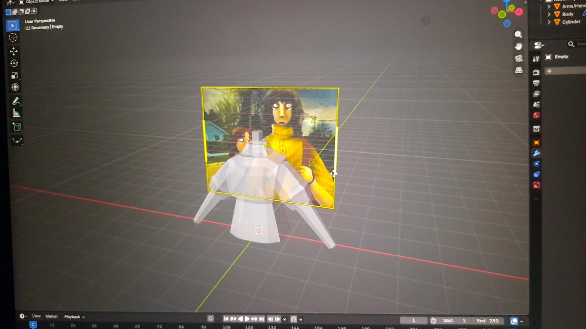 CloverOne000's tweet photo. Since The Walten Files is returning this Friday, I chose to make a 3D rendition of Rosemary Walten (which will be probably be released days later after the episode releases).

Sincerely, Clover One.💙💙💙🐰🐰🐑🎩
#thewaltenfiles #twf #rosemarywalten #blender #3d https://t.co/QiRAq9xBa1