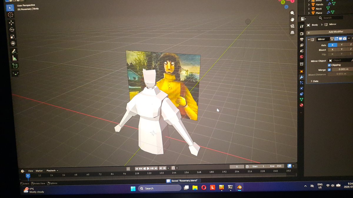 CloverOne000's tweet photo. Since The Walten Files is returning this Friday, I chose to make a 3D rendition of Rosemary Walten (which will be probably be released days later after the episode releases).

Sincerely, Clover One.💙💙💙🐰🐰🐑🎩
#thewaltenfiles #twf #rosemarywalten #blender #3d https://t.co/QiRAq9xBa1