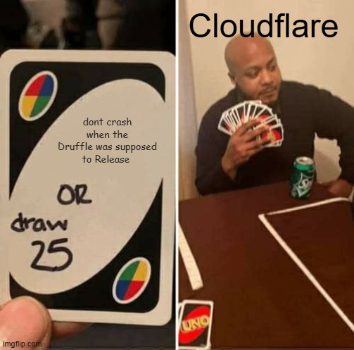 luz0furry's tweet photo. Cloudflare Be Like when druffle #druffle #vrchat https://t.co/KIAqYni99a