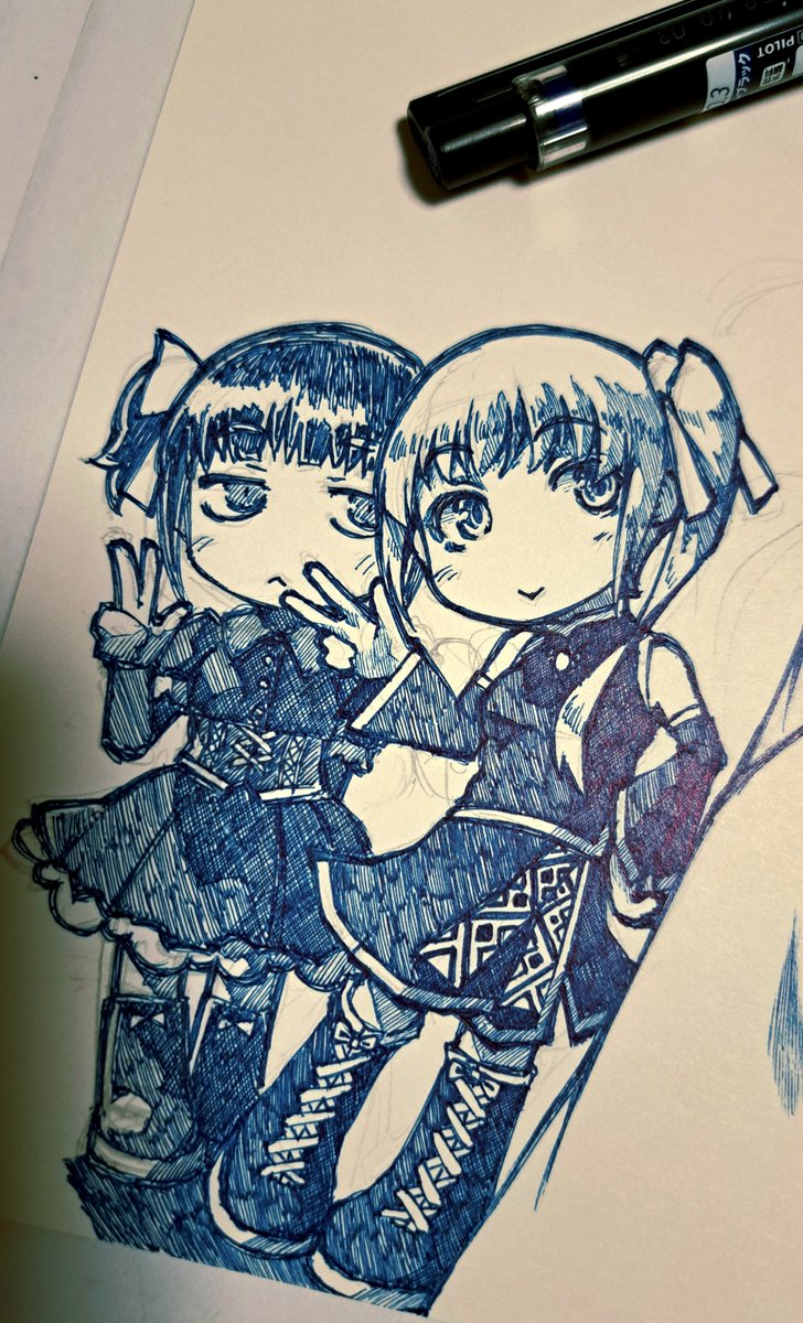 marsa_c's tweet photo. たまに描くデフォルメ。
せとかちゃんと梔子さん。 https://t.co/AmnuvBblFr