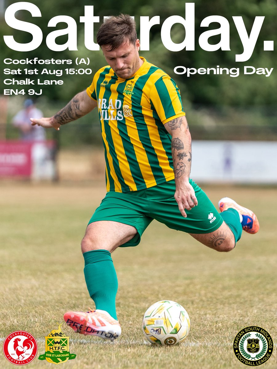 Harpenden_Town's tweet photo. A busy weekend coming up for the Green and Gold! https://t.co/2PMxV1jKn4