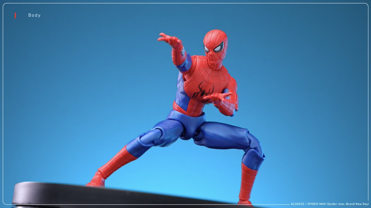 hotkenobi's tweet photo. BLOKEESのスパイダーマンをレビューしました。ブランド・ニュー・デイを見て初めてフィギュアを触ってみたいと思った人には特におすすめ。組み立てとは思えない仕上がりでしかも価格も安い。ここからアクションフィギュアの魅力に是非ハマって欲しい。購入の参考にどうぞ🕸️

https://t.co/zOiBZsEXDk https://t.co/2bsXo33xfk