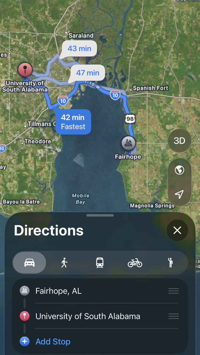 DMcCarthy_USA's tweet photo. Hey @FreddyLA7, we know how much you loved Fairhope, AL. Why not run it back for a few days - say around November 14? @SouthAlabamaFB vs troy. Pre-game parades. Post-game prize belts. How’d you like to ride on a real Mardi Gras float? https://t.co/lJCV4INEh2