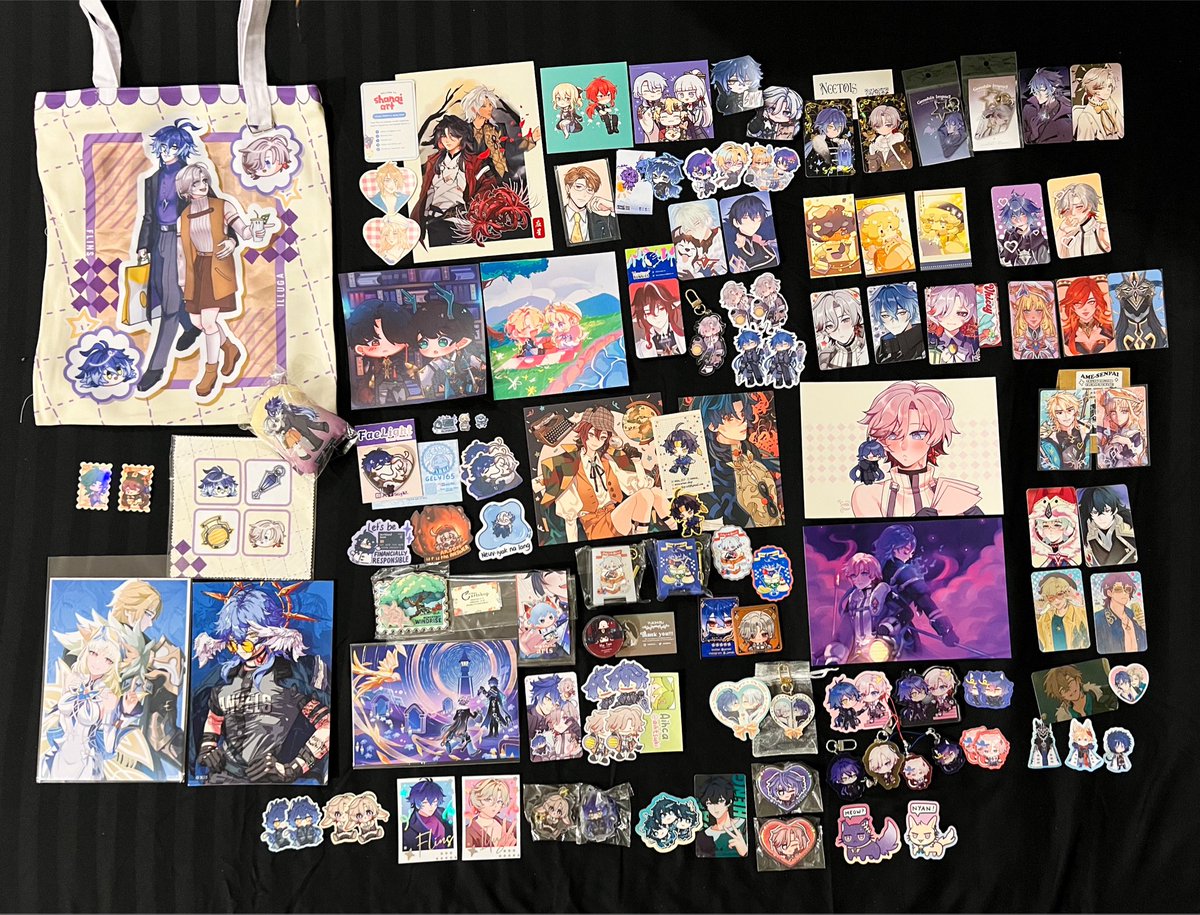 faelightseeker's tweet photo. #HoYoFESTPH2026 Artist Alley Haul 🤩✨

i’m so happy with this year’s artist alley 🥺💝 so many awesome art and merch my wallet couldn’t keep up 🥹 and so many faelight 🕯️🪶 artists, i’m so thankful and my heart is so full 😭💝 tysm for all of these 🥰 https://t.co/oPf8QkMbXi