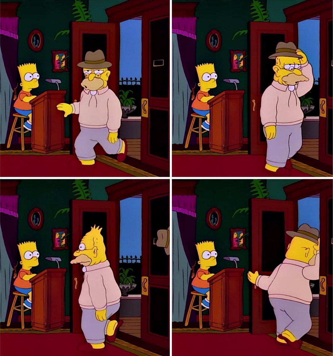 SoySimpsonito's tweet photo. Yo llegando a Argentina y saliendo expulsado inmediatamente por hacerles memes. https://t.co/eaFMGgiFoe