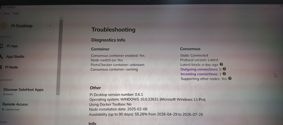 xulfi81's tweet photo. @PiCoreTeam Pi v 26.0 my node is can't working latest block number can't run so kindly guide me about it https://t.co/t8DsOtTN03