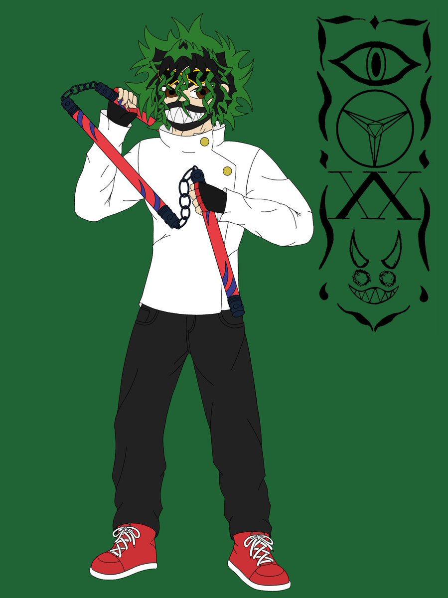 kaiser_bastart's tweet photo. Comparación de la versión AQUINO y la de mi OC https://t.co/o87UWTw6Uv
