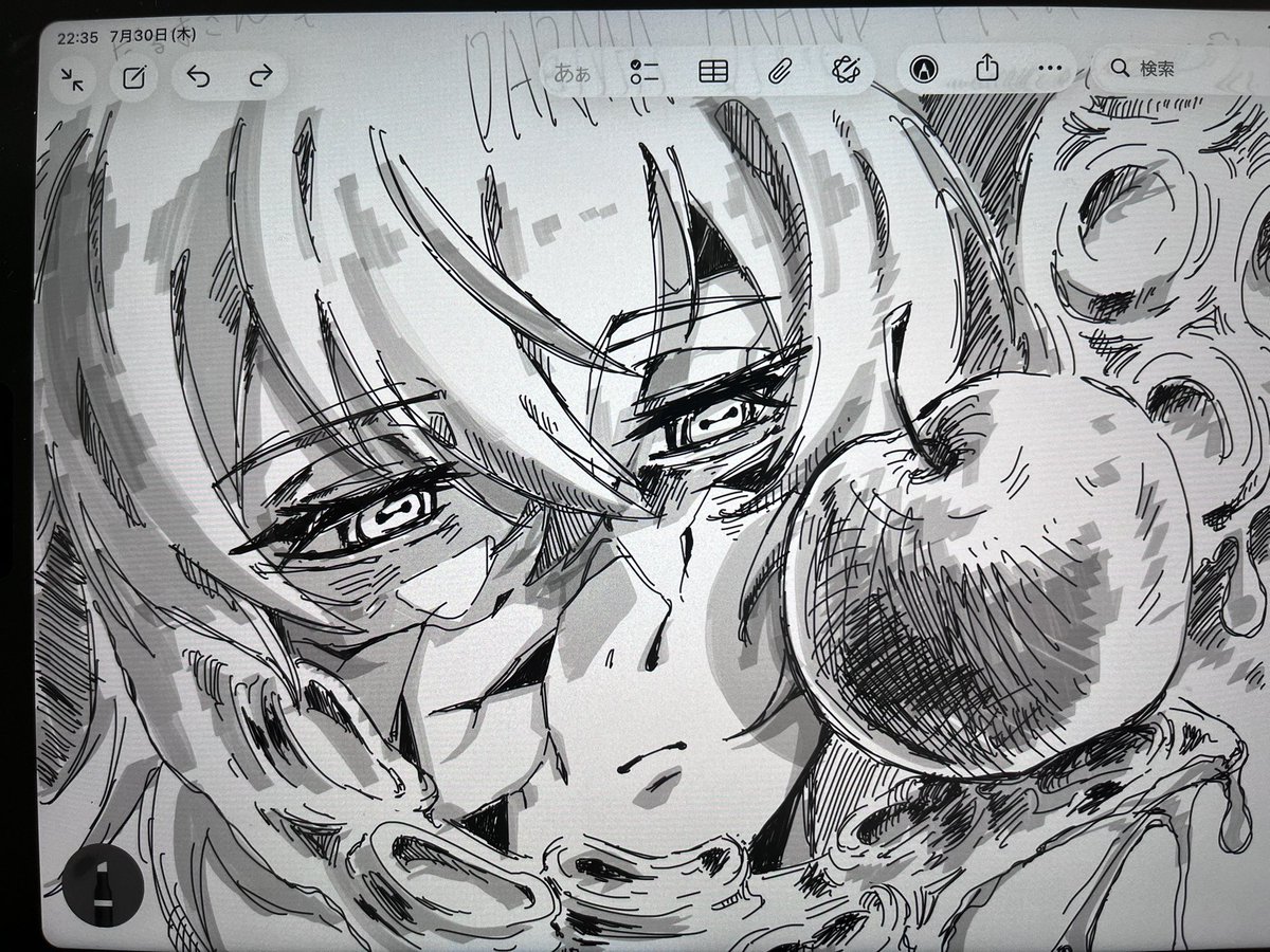 takesi_149's tweet photo. 最近忙しくて絵かけてない😭😭😭
なので落書き https://t.co/EaMc4dZV29