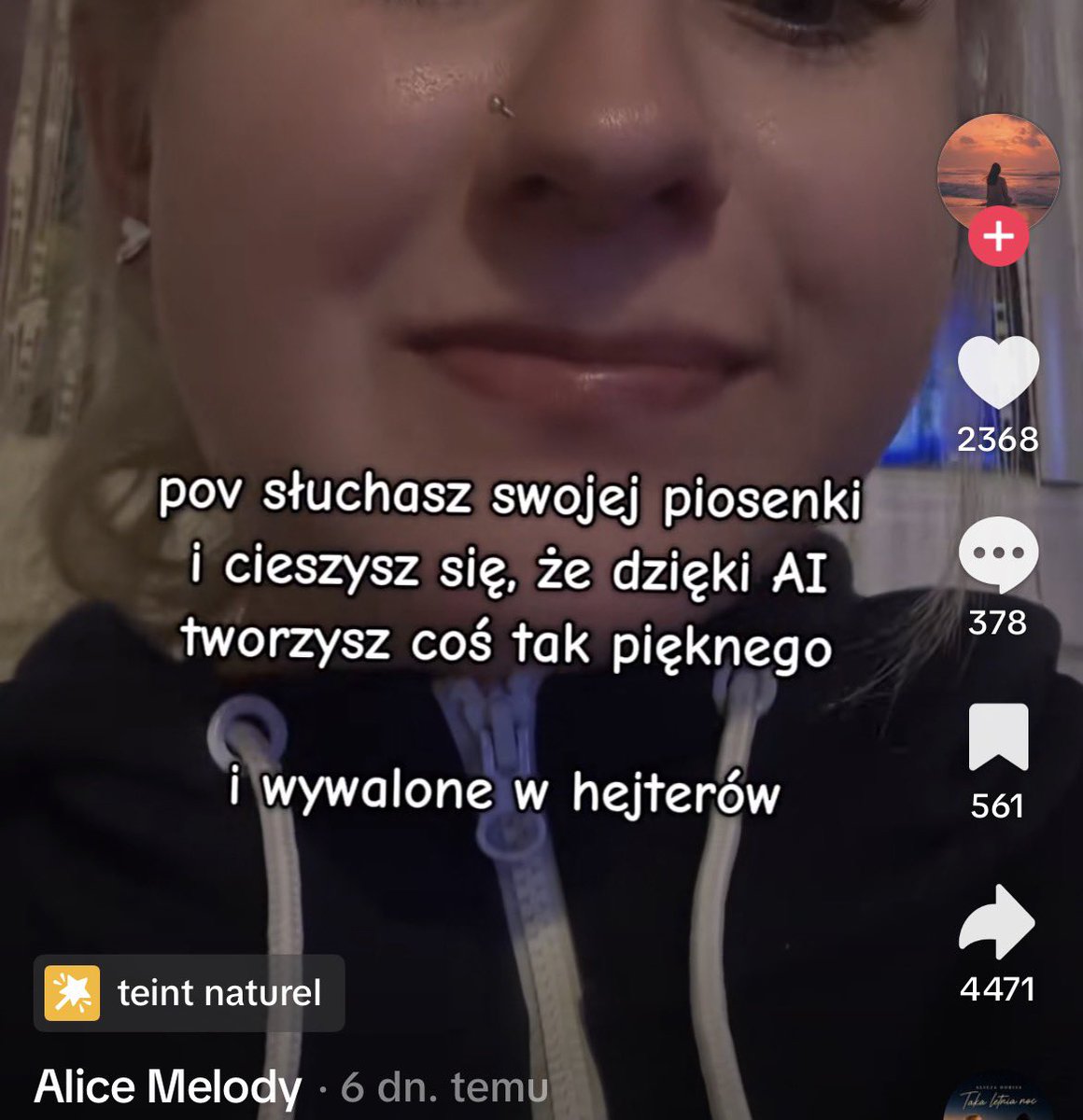 AzideHunter's tweet photo. Więc doszliśmy do etapu gdzie ludzie którzy tworzą piosenki ai uważają się za piosenkarzy i wielkich artystów… https://t.co/GOXHM1XW6i