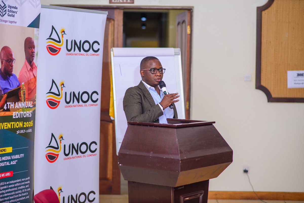 UgEditorsGuild's tweet photo. #Happeningnow: Annual #UEGConvention2026 at Nile Resort Hotel in Jinja🔥.

A gathering of senior editors and key media stakeholders liberating on media sustainability.

Theme: "Media viability in the digital age"📌.

@nssfug https://t.co/j9Szi8h6cL