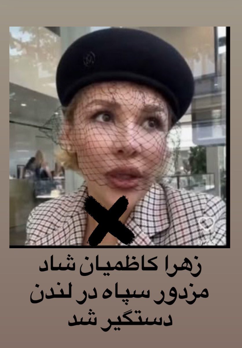 MaymoonMast's tweet photo. این زهرا خانوم رو وقتی داشتن بازداشت می‌کردن به پلیس می‌گفت: «‌پیلیز کال دِ پولیس» 
از اینجا تا اسکاتلندیارد جرررررر https://t.co/5DnufupLYy
