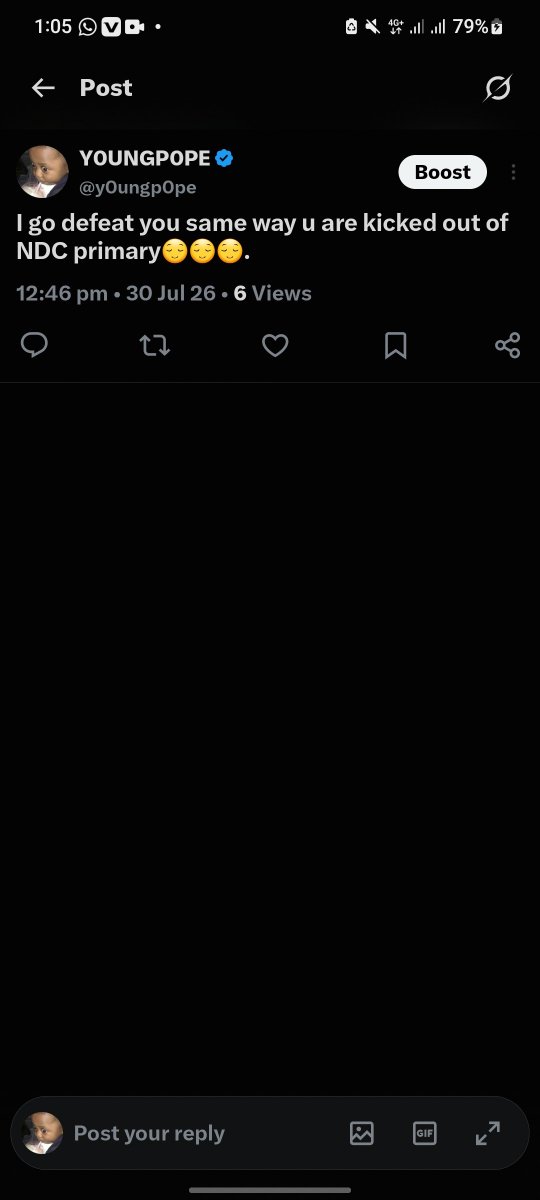 y0ungp0pe's tweet photo. @HighChiefOkoro Though man Don block me😂😂😂😂😂😂.
That loss pain ham die😂 https://t.co/x6PuyVPFYq
