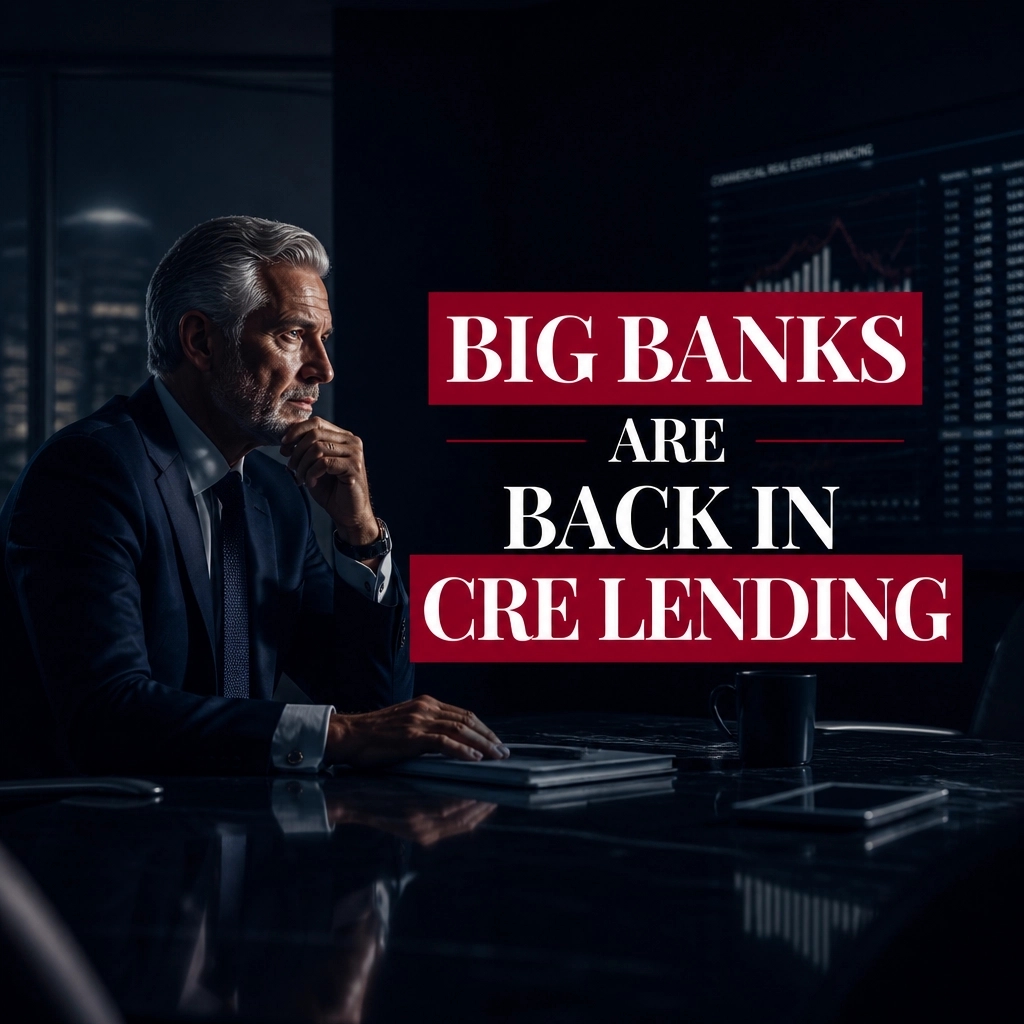 heathermfraser's tweet photo. Big banks are back in CRE lending; up 25% YoY. But capital without discipline is just noise. At Brickwise, selectivity is our edge. Are you underwriting for the cycle or just chasing yield? https://t.co/tIcvvYRE3q
