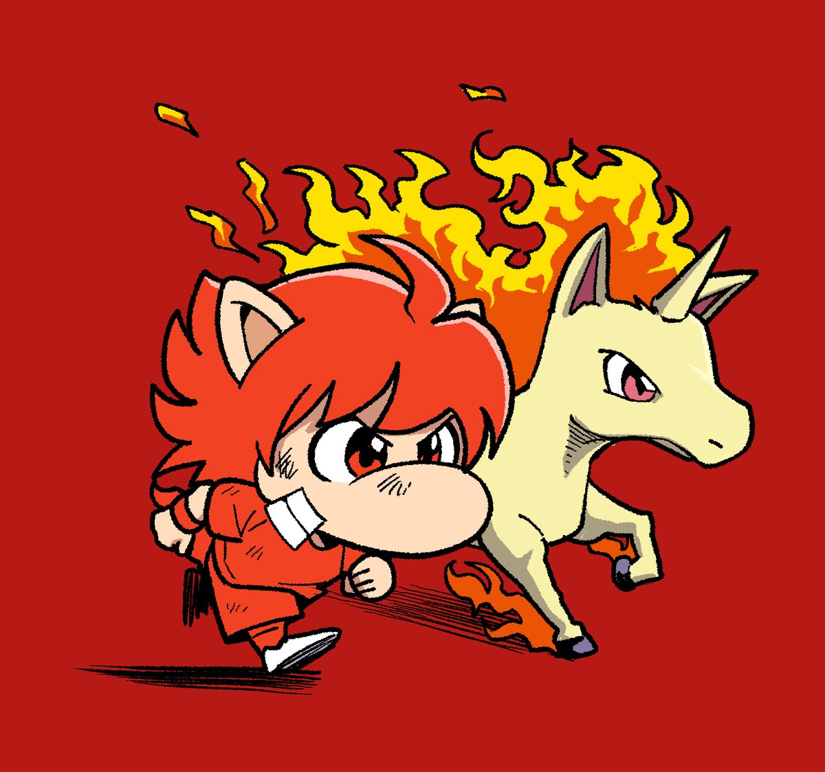 chidajunsei3163's tweet photo. #ポケモンJリーグ
#ギャロップ　#ロアッソくん https://t.co/PRuuw0G95P