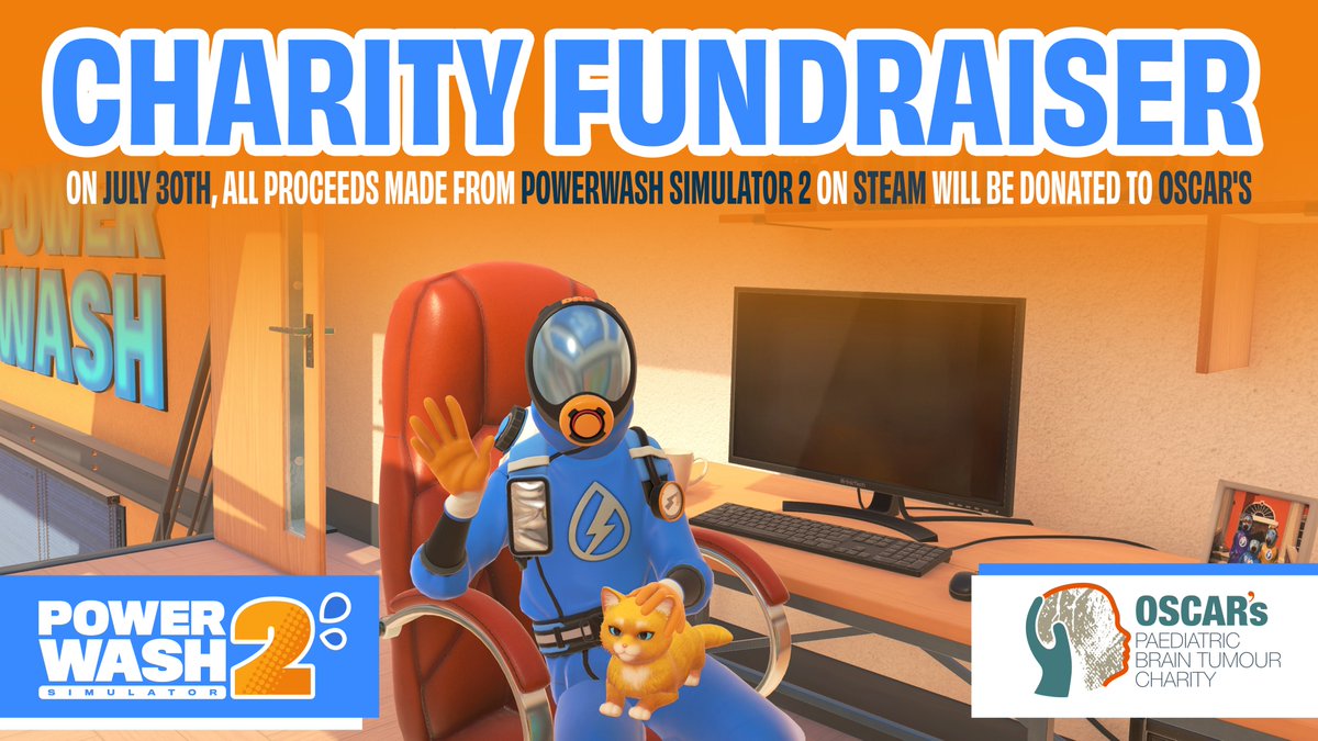 FuturLab's tweet photo. The FuturLab team took part in Ukie's @FONO_Games , a live showcase celebrating UK games!

We announced that all the proceeds from PWS2 base-game sales on Steam will be donated to OSCAR's Paediatric Brain Tumour Charity. https://t.co/sbZKhvNQRu