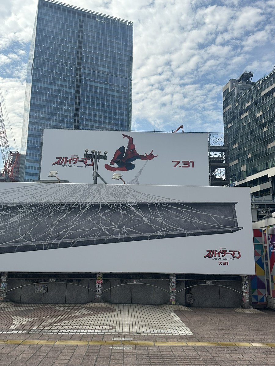 bakufun_'s tweet photo. 渋谷のスパイダーマン覗いてきた！まじで良すぎ！！🕸️ https://t.co/xrgmiZeHdA