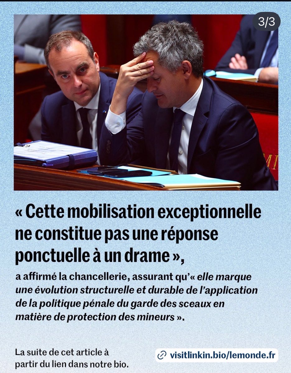 LeDoareCh's tweet photo. 934 en 2 mois ?!
Hallucinant ça aussi, en deux mois, depuis juin autant de types incarcérés pour violences sexuelles sur mineurs ? Pedocriminels donc.
Ce pays est contaminé par les pervers en tous genres. Ça fait vraiment peur.
#pedocriminels #viols #mineurs https://t.co/o0cMHobLmH