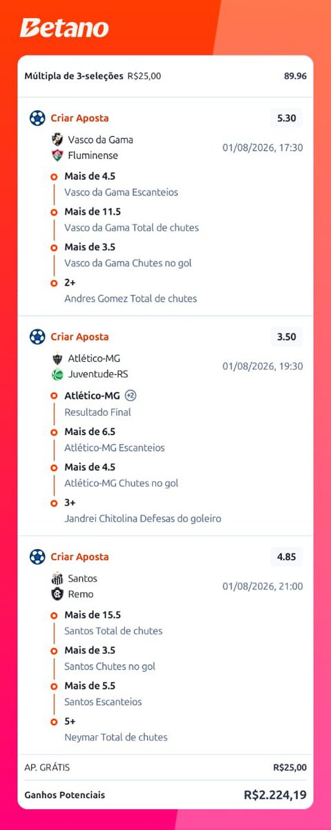 Visionariobet36's tweet photo. ODDS DE 90.00 ⚽️

MONTEI  ESSE BINGO, NOS 3 JOGOS  DA COPA DO BRASIL 🎯

LINK DO GRUPO DO WHATSAPP, AONDE  EU ENVIO  AS ENTRADAS   👇💰🤑

https://t.co/pDAQ2s64Qe https://t.co/wB7xmIwUq0