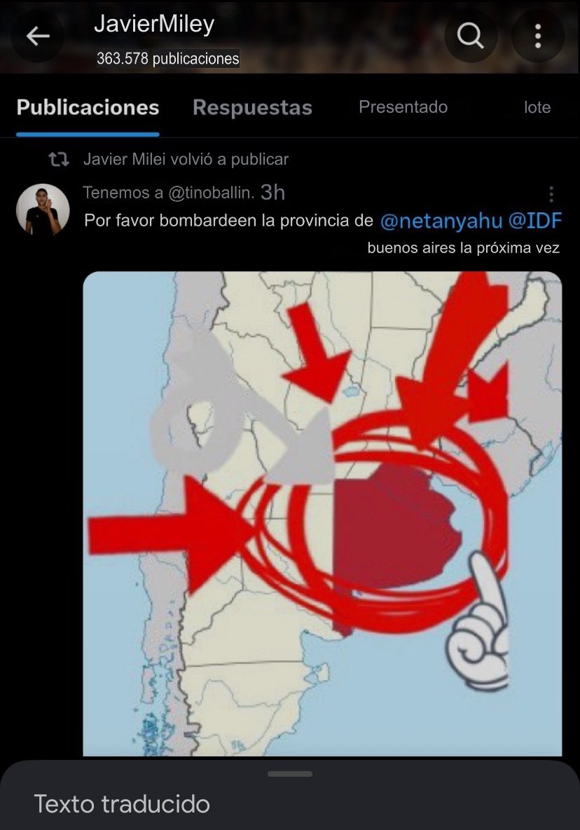 ivotocco_'s tweet photo. y con el propio presidente que le pide a Israel que bombardee Buenos Aires que hacemos? quien lo expulsa? https://t.co/QXrKolbIvc