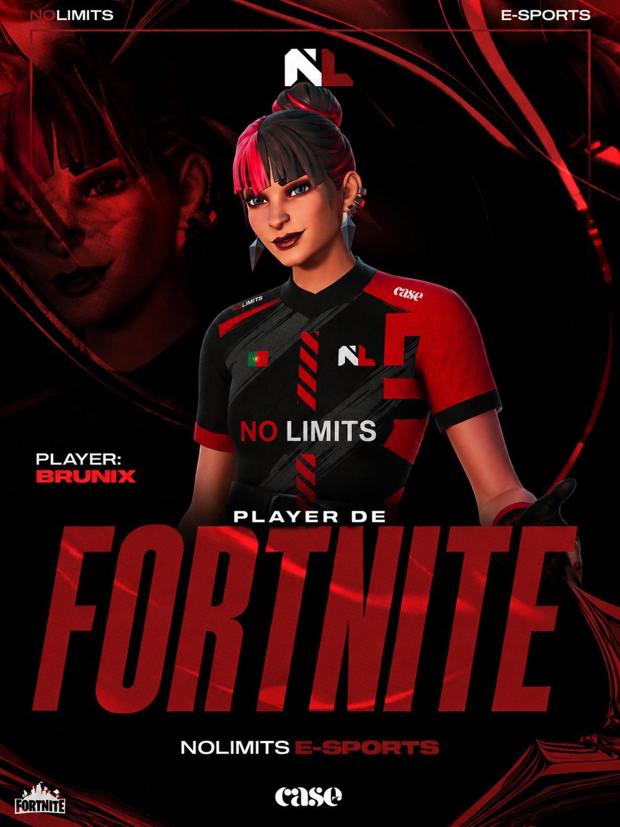 nolimits_esp's tweet photo. Today we’re welcoming yet another talented player to join our Fortnite roster! 🔥

Please give a warm welcome to: ⤵️

🇵🇹 @BrunoOrtiz79818

We’re thrilled to have you on board and can’t wait to see everything you’ll achieve wearing our colours. ❤️🖤

@FNCompetitive | #NLWIN ⚔️ https://t.co/rBHoCnt0OB