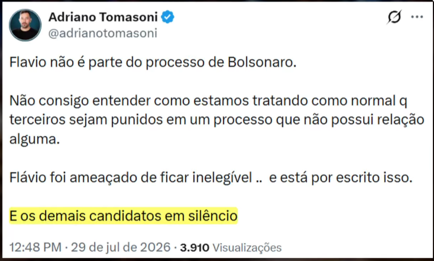 CSainha's tweet photo. tem como o @adrianotomasoni que pelo visto, só acordou pra realidade agora. Parece que vivemos uma normalidade desde sempre.

Parabens, ao menos um resolveu enxergar a realidade.
Problema é o resto da direita que se diz aliada de @FlavioBolsonaro //// https://t.co/q1lZ2y8Nag