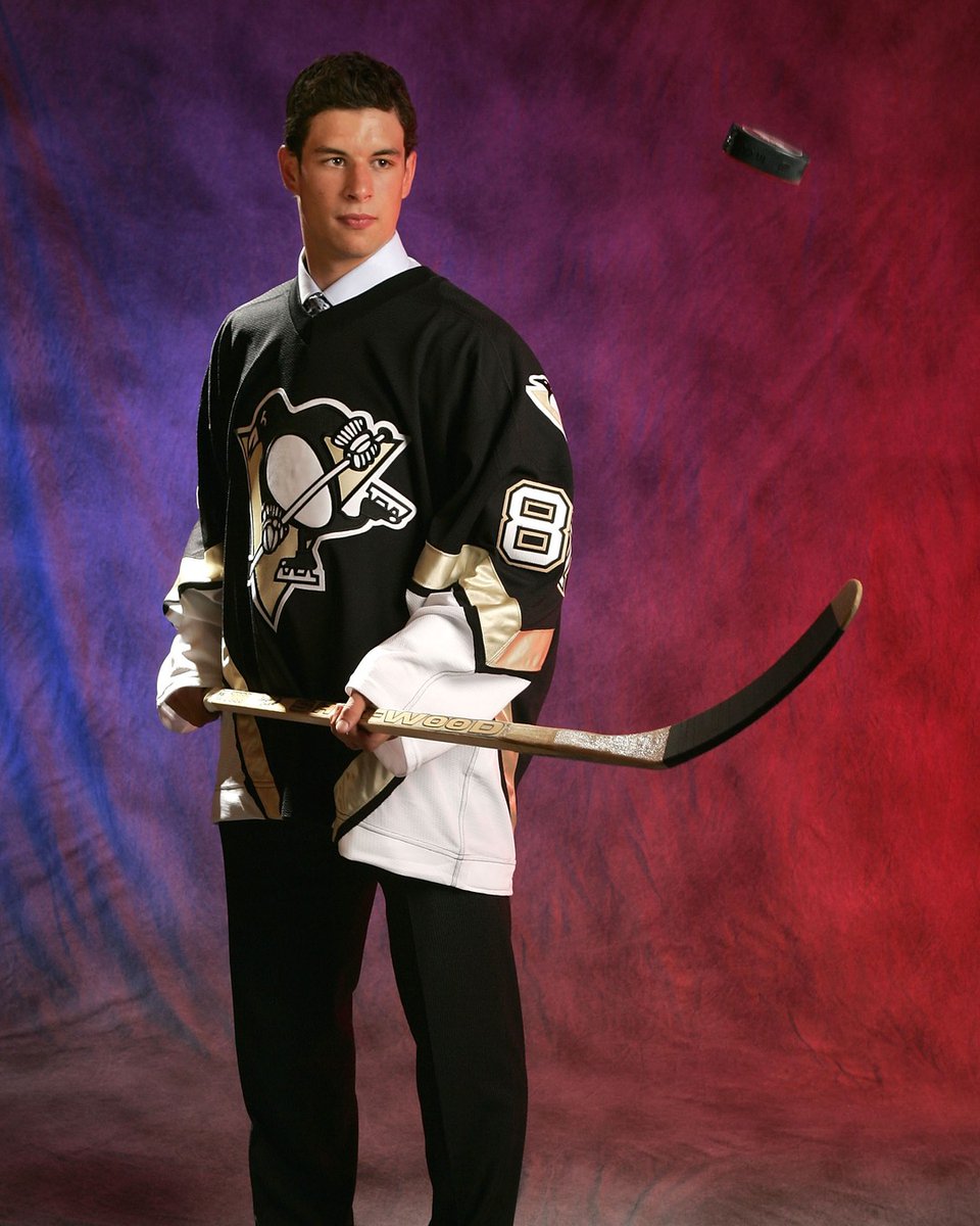 penguins's tweet photo. 21 years ago today, we drafted a kid named Sid.
