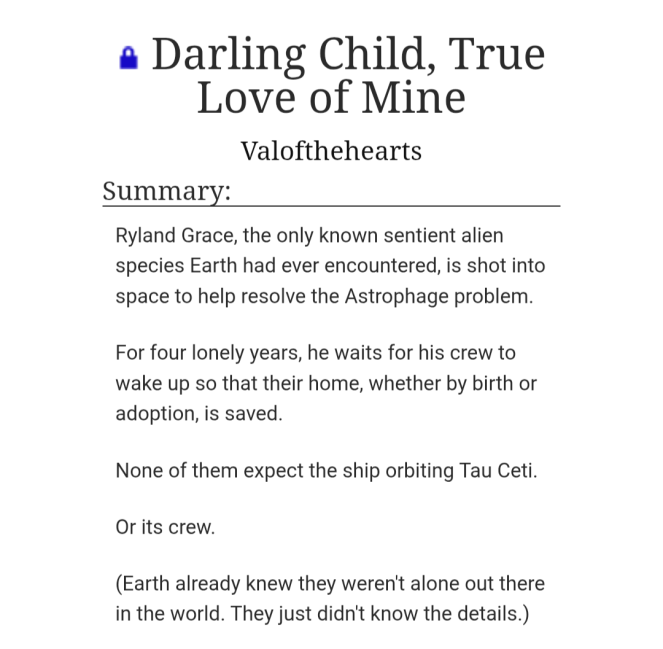screaming_books's tweet photo. this fic has slowly become my pride and joy. Everyone has been so kind with their comments and love for the story. Thank you SO much for everything. Link below!
#phm #projecthailmary #fanfic https://t.co/cTsOqyF17D