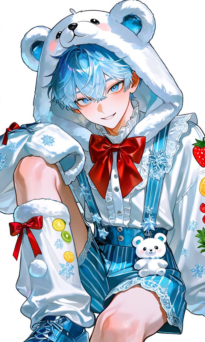 Salty3034C_on's tweet photo. ⬇️衣装プロンプト配布⬇️
「🐻‍❄️×🐻‍❄️🍨風ロリータパーカー」

⚠️LoRaによって服の雰囲気が変わったり、フルーツモチーフの量が変わります。

👇🏻プロンプト2枚目です
 #シオンさんの性癖詰め込んだ服 https://t.co/v3uxOgfBw2