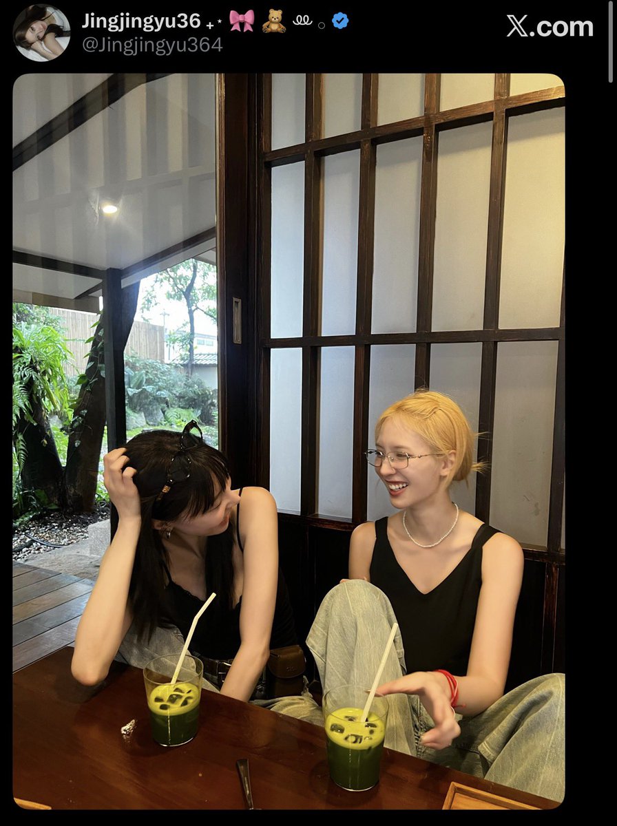 janxjingjing's tweet photo. i just love how jingjing casually opens her gallery and gives us unreleased photos of her and janhae like it’s nothing??! 😭😭😭 THANK YOU FOR UR SERVICE, we’re forever grateful 😭🫶🏻 https://t.co/X7ZXeBeIMv