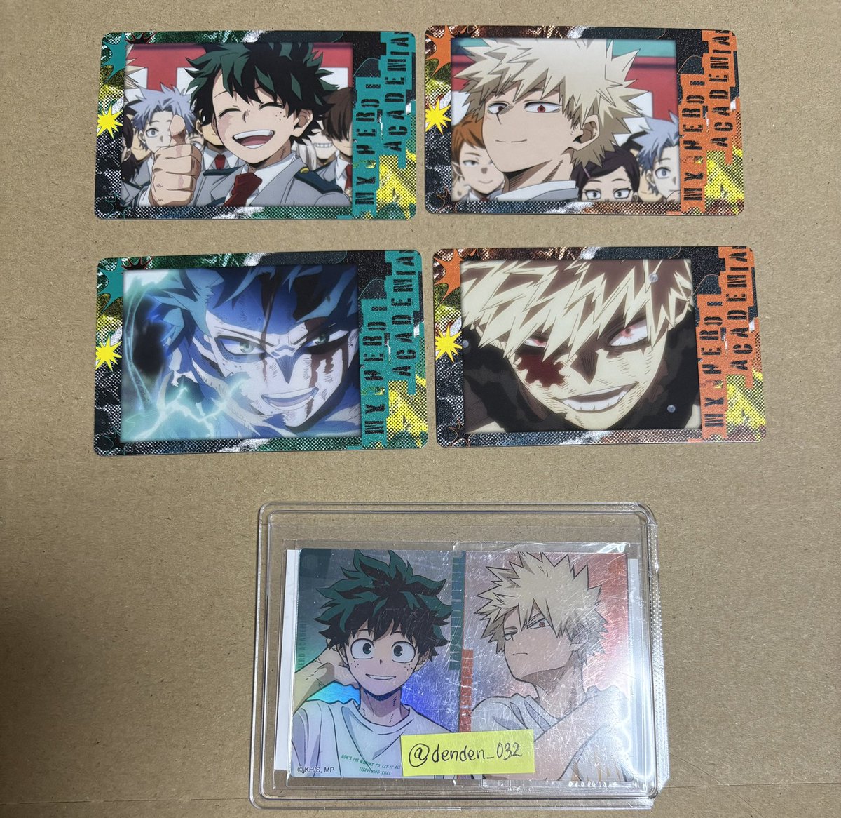 denden_032's tweet photo. 交換 僕のヒーローアカデミア ヒロアカ スナップマイド8 スナマイ

譲: 轟 相澤 マイク ホークス 死柄木 荼毘 トガ 麗日 葉隠 物間 心操 上鳴 切島 エンデヴァー 他
求:2枚目 爆豪 緑谷

上段最優先
幼馴染同数で求めている為2:2交換〜
まずは上段決めたく思います
検索からでも宜しくお願い致します🙇‍♀️ https://t.co/tenZlu5f2V