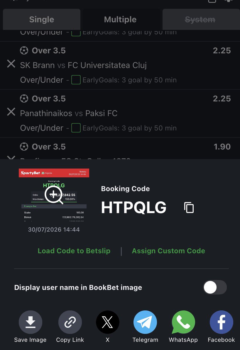 Humbletips5g's tweet photo. HTPQLG  today’s over 3.5 games⚽️⚽️
Edits coming soon ✍️📝 https://t.co/8IAQRNCRKD
