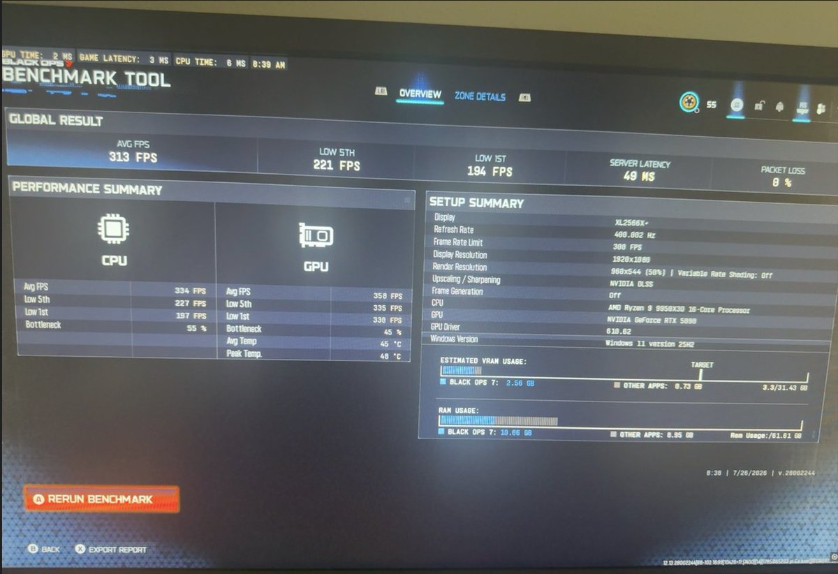 MurkTweaks's tweet photo. Nice before &amp; after results from one of this morning's tuning sessions.

Before bench was ran at 1080p. After is 1440p. No ECLK / mild RAM tuning on 64GB. https://t.co/kJLU7FY9Rd
