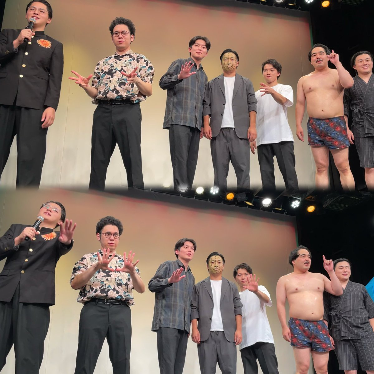 81o7chan's tweet photo. 2️⃣

六本木コント学院とファティゲなおばあちゃん
どっちもめっちゃ楽しかった♥️
前回行った時もそうだけどこっちも｢なるほど｣状態(ﾊｨ？)
ファティゲ夏感じられた🍉夏色嬉しい🌞 https://t.co/kATDWVQBgn