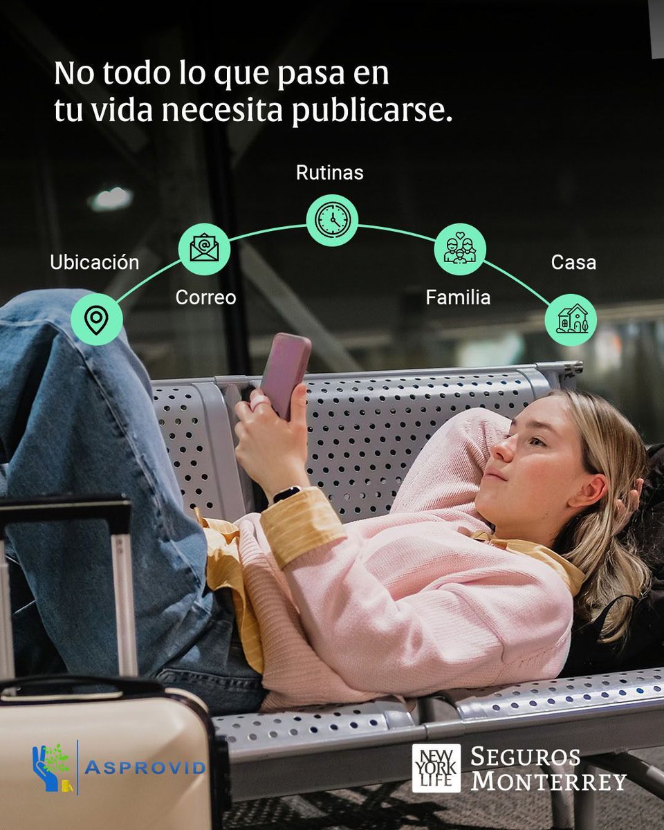 asprovid's tweet photo. A veces proteger tu información empieza con pensar antes de compartir. Por tu seguridad, evita compartir tu ubicación o planes de viaje en redes sociales. 🔒💙 

#Redes #informacion #Privacidad https://t.co/ovFVUupGCD