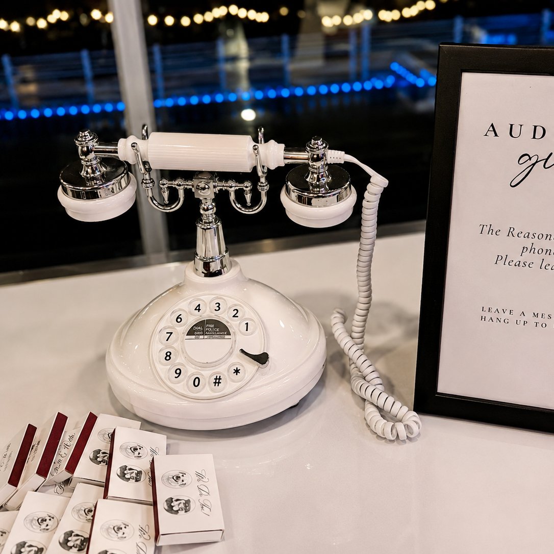 ShutterBoothDet's tweet photo. Forget the pen. Pick up the phone.

An Audio Guest Book captures the laughter, stories, advice, and voices that make your wedding unforgettable.

Because some memories are meant to be heard.

#DetroitWedding #MichiganWedding #AudioGuestBook https://t.co/jSGIk2ScsM