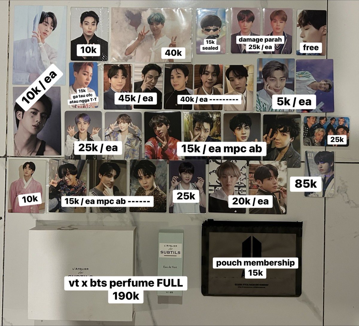 meowtide_'s tweet photo. HELP RT PLEASE! 

🪐 WTS ( want to sell ) 🪐
🐥 Condi + details DM
🐥 worldwide buyers are allowed but must have ina address!

PLEASE READ THE TNC BELOW ‼️

✅ Oren oren 
✅ Keep Event (with DP)
❌ PACK ADMIN
❌ HNR = BLOCK + SPILL https://t.co/K7hSZiB6kG