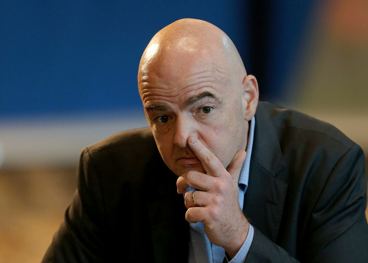 yoopya's tweet photo. Gianni Infantino faces backlash after FIFA proposed selling minority stakes in the World Cup to private investors.
https://t.co/jHOQ4p8C2d https://t.co/5Km8u3IB8L