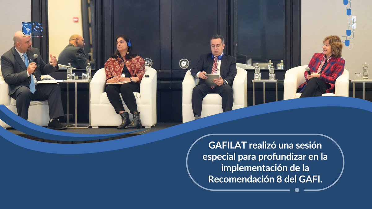 gafilat's tweet photo. la implementación de las recientes modificaciones introducidas por el GAFI a la Recomendación 8 sobre organizaciones sin fines de lucro (OSFL)
@giz_gmbh @globalamlcft 

#Sinfondosnohaycrimenorganizado #GAFILAT25AÑOS https://t.co/zAyHFsmOom