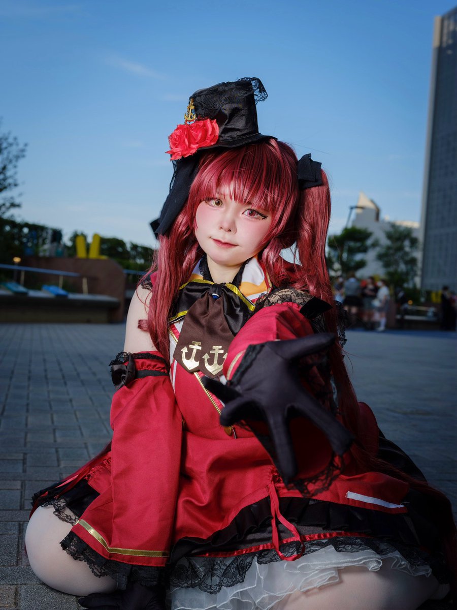 chiru_u7563's tweet photo. ꒷꒦✝︎ ❥------------❥ ✝︎꒷꒦

🏴‍☠️Happybirthday🏴‍☠️

 #hololive  #cosplay  
#宝鐘マリン生誕祭2026 https://t.co/VntynzfHVe