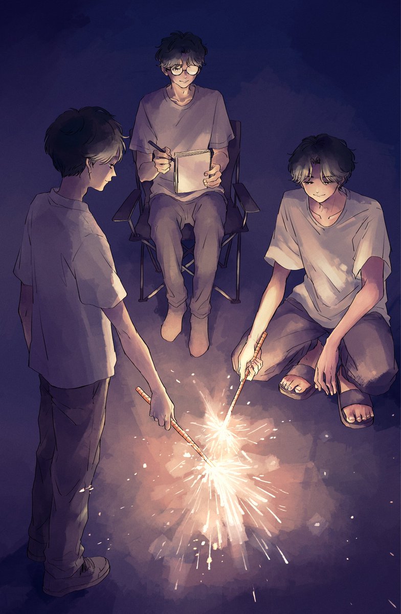 gh0st_blue_'s tweet photo. 2年前の絵を描き直し🎇 https://t.co/uOhCHiPfBu