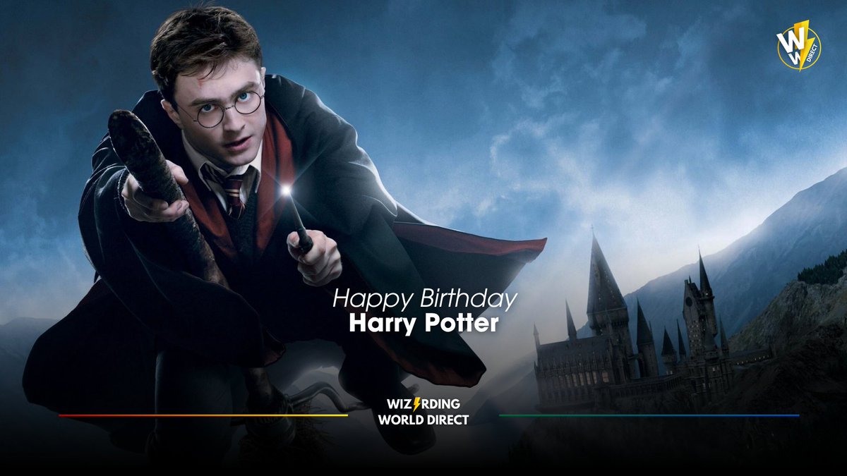 WW_Direct's tweet photo. Happy birthday to the boy who lived, Harry Potter! ⚡️🎂