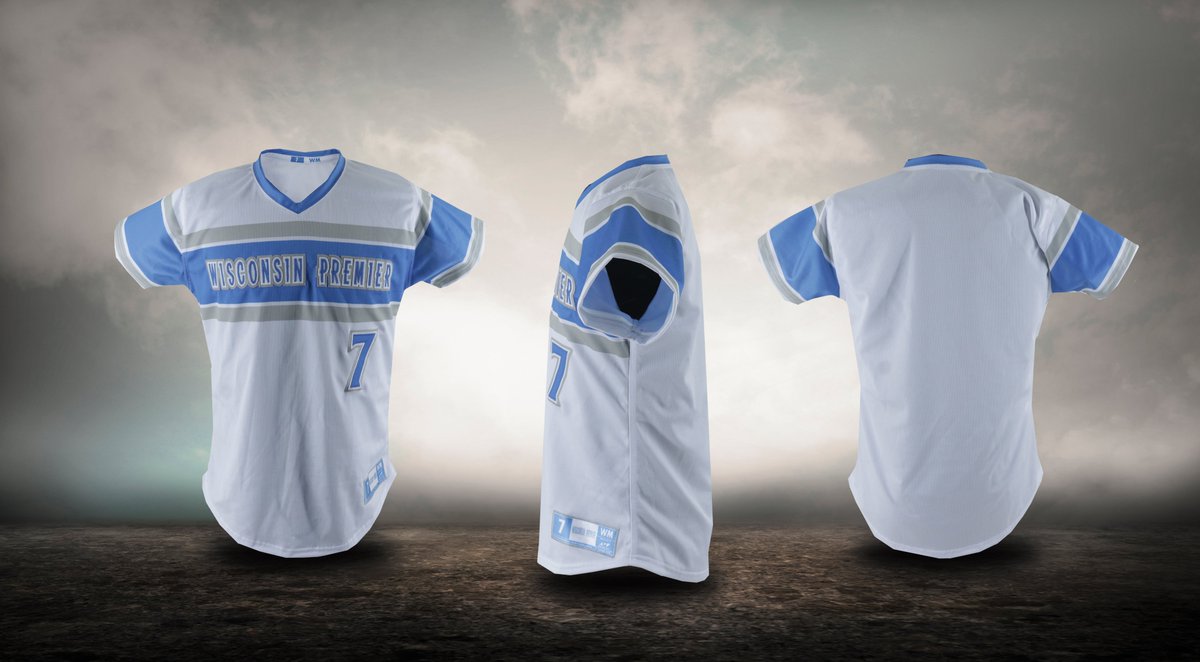 GARBATHLETICS's tweet photo. Wisconsin Premier Softball custom jersey created by Garb Athletics! #GarbAthletics #CustomJersey https://t.co/yowGEpn6I2