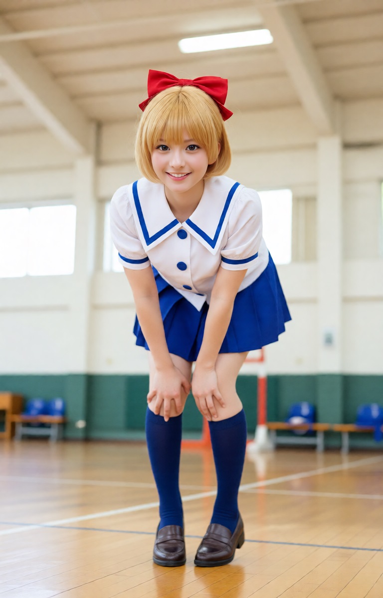ai_douga_lab's tweet photo. 昨日 7/30 は、#姫ちゃんのリボン #野々原姫子 ちゃんの #誕生日 でした（原作版��
姫ちゃんといえば、夏のイメージですよね☆
元気な君が好き♪

かなり好きな作品でしたね～
また別のパターンも作りたいです☆
#AIコスプレ #二次創作 https://t.co/xMdTLSVPlB