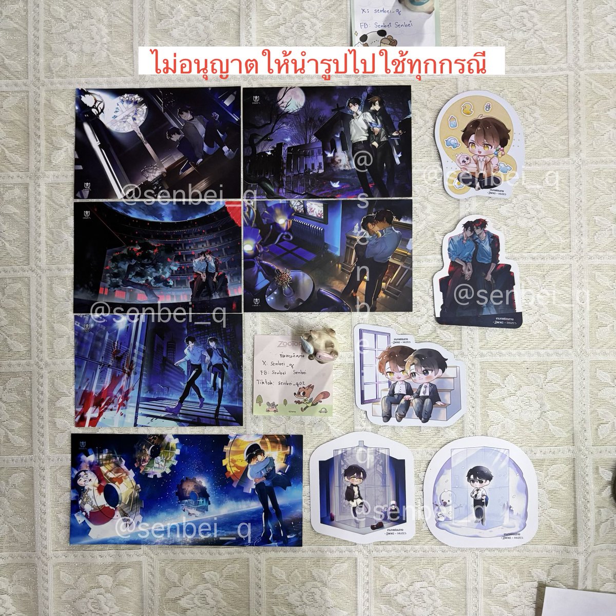 senbei_q's tweet photo. #เกมกลซ่อนตาย box +เล่ม 1-5 จบ
ราคา 1,900 ส่งฟรี ยกเว้นห่างไกล +20
📍บ็อกมีตำหนิ ,หนังสือมือสองไม่กริบ ,ของแถมได้ตามรูป

**ไม่ขายแยกเล่ม &amp; ไม่ต่อราคา**
ดูสภาพหนังสือเพิ่มเติมที่ทวิตด้านล่าง👇

#นิยายวายมือสอง #นิยายมือสอง #หนังสือมือสอง #ส่งต่อนิยาย #นิยายวายแปลจีน https://t.co/3aEyilxy0e