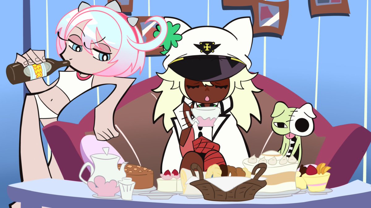 Tubularparu's tweet photo. Panty and Stocking x Guilty Gear 🐰🐈 https://t.co/7SQrh7JqLe